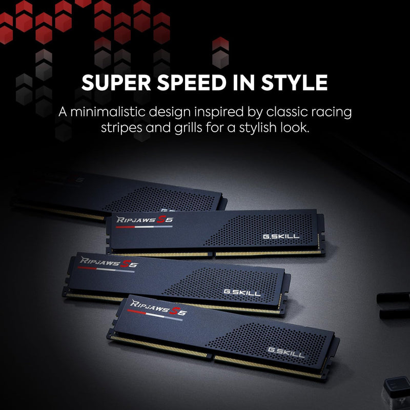 G.SKILL 32GB Kit (2x16GB) Ripjaws S5 F5-6000J3636F16GX2-RS5K DDR5 6000MHz Memory (AMD EXPO & Intel XMP 3.0)
