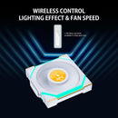 LIAN LI UNI FAN SL Wireless LCD 120mm Case Fan - WHITE (12SLLCD1W1W)