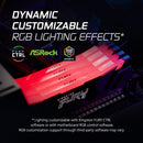 Kingston 32GB Kit (2x16GB) KF580C38RSAK2-32 FURY Renegade RGB Black 黑色 DDR5 8000MHz CL38 Memory *價錢請查詢