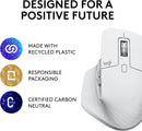 Logitech MX MASTER 3S for Mac Wireless Mouse 高階無線靜音滑鼠 - Pearl White 珍珠白色 910-006574 原裝行貨