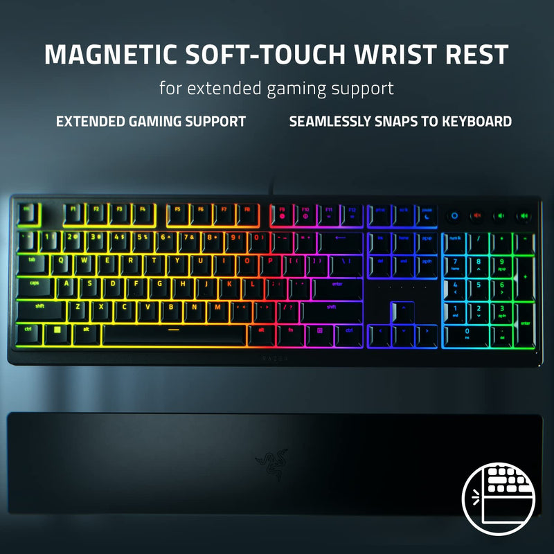Razer Ornata V3 Mechanical Membrane Low Shaft RGB Gaming Keyboard RZ03-04460100-R3M1 