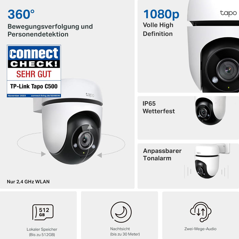 TP-Link Tapo C500 Outdoor Pan/Tilt Security Wifi Camera