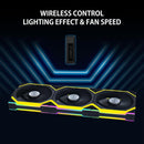 LIAN LI UNI FAN SL Wireless 120mm (3 in 1) Case Fan - BLACK (12SL1W3B)