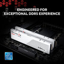 G.SKILL 32GB Kit (2x16GB) Ripjaws S5 White 白色 F5-6000J3238F16GX2-RS5W DDR5 6000MHz Memory