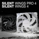 BE QUIET! BL115 SILENT WINGS 4 PWM high-speed 12cm WHITE 白色 Case Fan TH-BSW4HSW