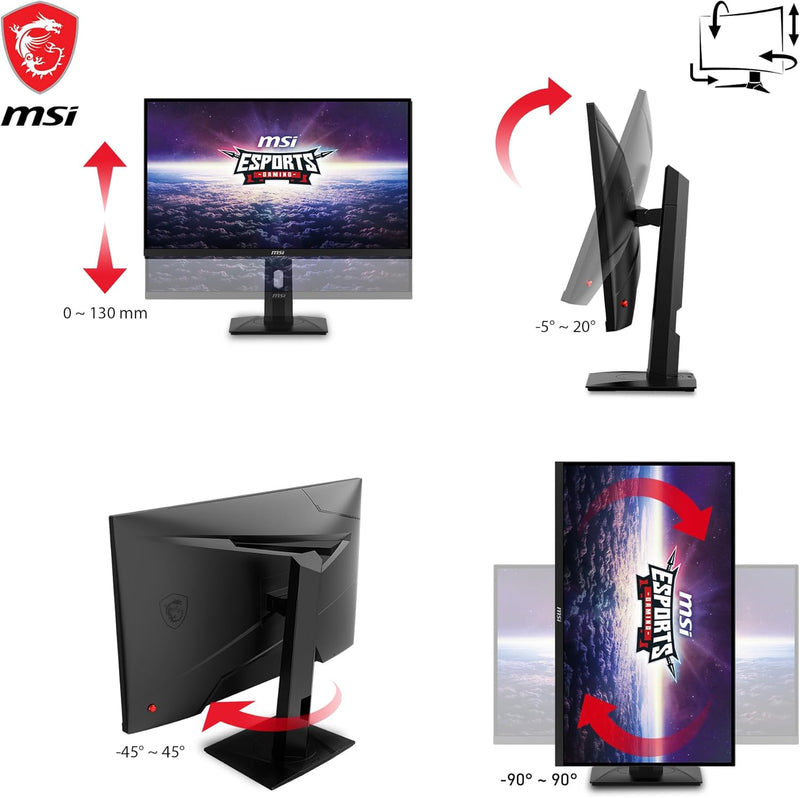 [Latest Product] MSI 27" eSports G274QPX 240Hz 2K QHD Rapid IPS (16:9) Gaming Monitor (MO-MG27QPX)