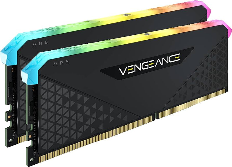 CORSAIR 32GB Kit (2x16GB) VENGEANCE RGB RS CMG32GX4M2D3600C18 DDR4 3600MHz Memory 