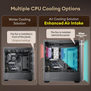 Okinos Cypress 7 (Wood) ATX Case (OKICC-CP7-ATXBW)