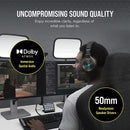 Corsair VIRTUOSO RGB Wireless XT High-Fidelity Wireless Gaming Headset - Slate Color CA-9011188-AP