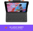 Logitech Slim Folio 藍牙鍵盤保護殼(iPad 10.2" 第7、8、9代用) 920-009469 原裝行貨