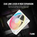 Corsair iCUE LINK LX120-R RGB Expansion White 120mm PWM Reverse 反葉 PC Case Fan (CO-9051053-WW)