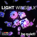 BE QUIET! BL125 LIGHT WINGS LX PWM High-Speed (Triple-Pack) 12cm Case Fan - WHITE TH-BLWHS3W