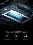 Minisforum CS-MNAB6L NAB6 Lite Mini PC (Intel i5-12600H / 16GB Ram / 1TB SSD / Windows 11 Pro)