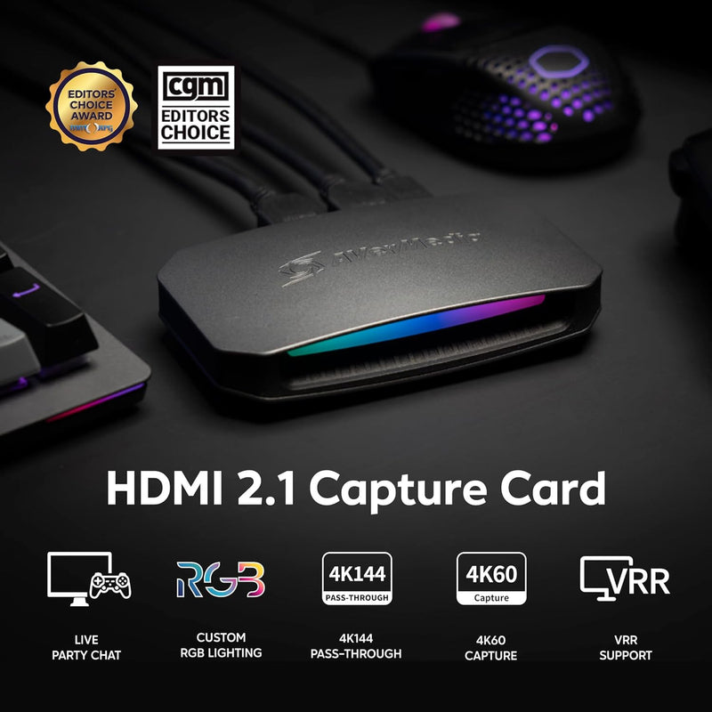 AVer Aver-Gamer-Ultra2 4K Capture Box - Support HDMI2.1 (GC553G2)
