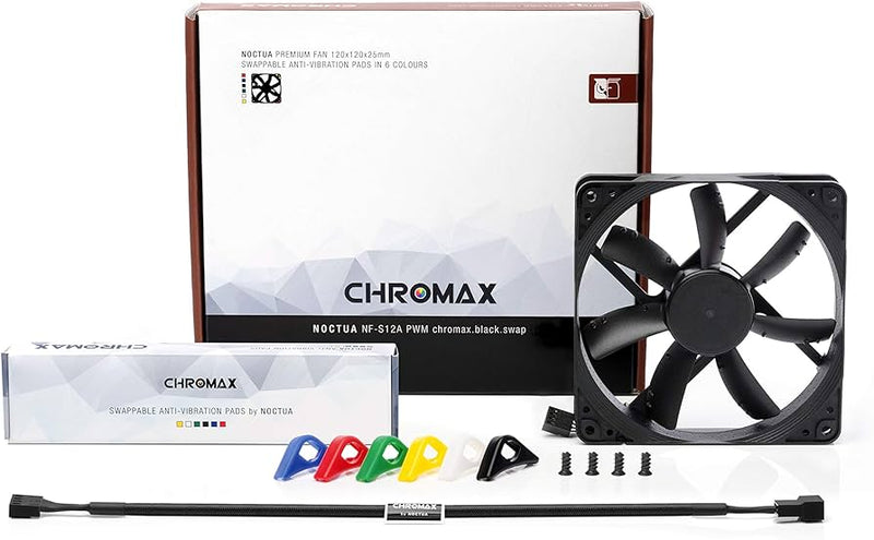 Noctua NF-S12A PWM chromax.black.swap 12cm Case Fan