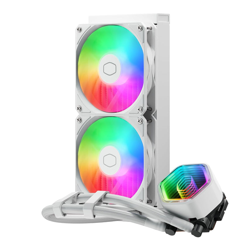Cooler Master MASTERLIQUID ML240L CORE II ARGB WHITE 白色 240mm Liquid CPU Cooler MLW-D24M-A18PA-RW