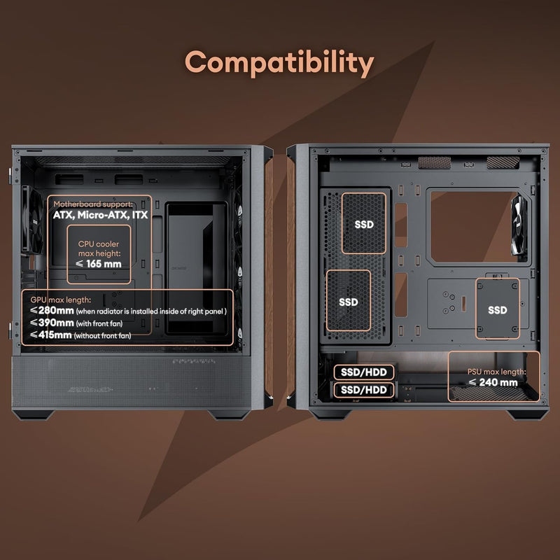 Okinos Cypress 7 (Wood) ATX Case