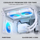 Phanteks Glacier One 240D30 D-RGB AIO Liquid CPU Cooler - WHITE (PH-GO240D30_DWT01)