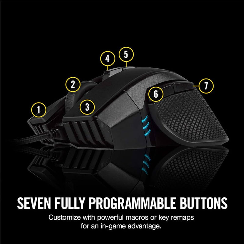 [New Year Offer] Corsair IRONCLAW RGB FPS/MOBA Gaming Mouse CH-9307011-AP