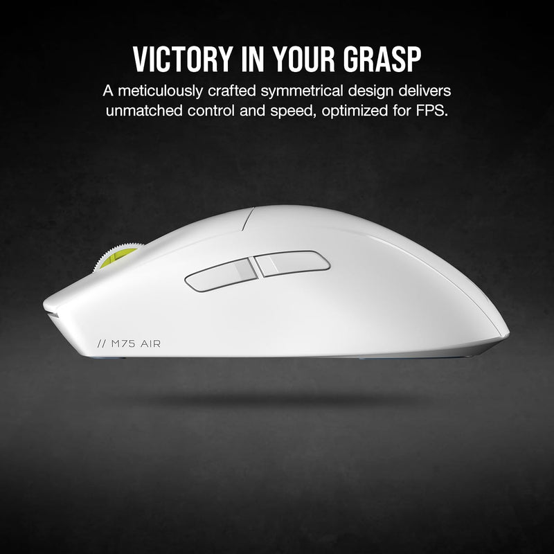 CORSAIR M75 AIR Wireless 超輕量無線遊戲滑鼠 White CH-931D101-AP