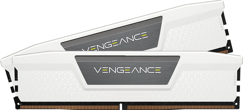 CORSAIR 64GB Kit (2x32GB) VENGEANCE White CMK64GX5M2B5600C40W DDR5 5600MHz Memory