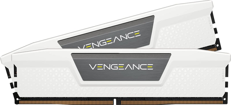 CORSAIR 32GB Kit (2x16GB) VENGEANCER White CMK32GX5M2B6400C32W DDR5 6400MHz Memory 