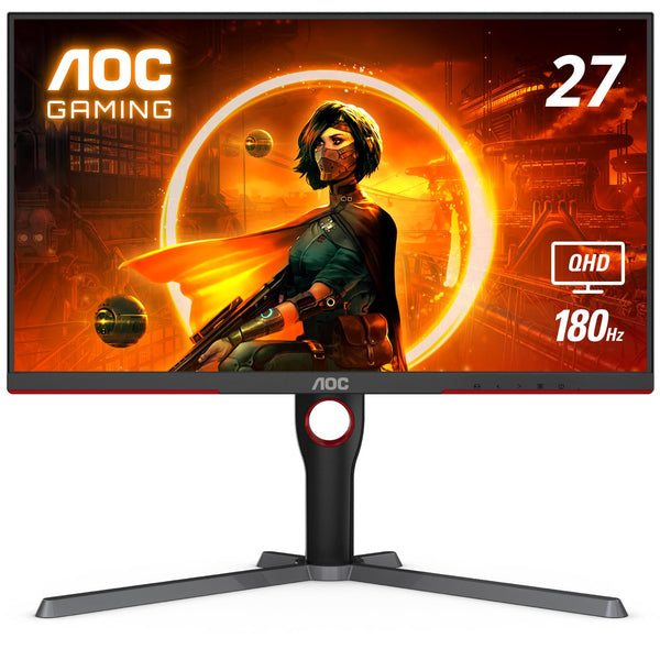 AOC 27" AGON Q27G3XMN 180Hz 2K QHD Mini LED (16:9) Gaming Monitor 