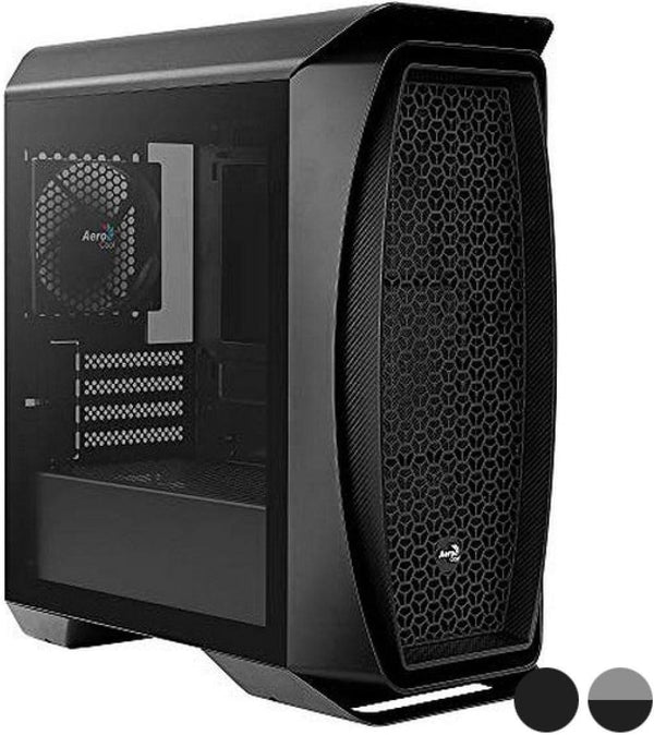 AeroCool Aero One Mini Black Black Tempered Glass Micro-ATX Case 