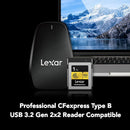 Lexar GOLD SERIES 1TB PROFESSIONAL CFexpress™ TYPE B CARD (up to 1900MB/s read, 1500MB/s write) LCXEXPR001T-RNENG