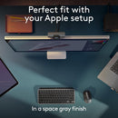 Logitech MX MECHANICAL Mini for Mac Wireless Keyboard 精簡炫光高效鍵盤 (English Version) - Space Gray 太空灰 920-010838 原裝行貨