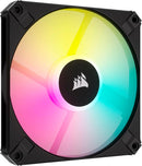 Corsair iCUE AF120 RGB SLIM 120mm PWM Fluid Dynamic Bearing Single Fan - Black 黑色 (單件裝) CO-9050162-WW