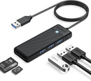 ORICO USB3.0 5-in-1 HUB with Card Reader PAPW3AT-U3-015-BK-BP