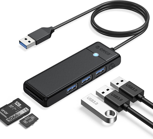 ORICO USB3.0 5-in-1 HUB with Card Reader PAPW3AT-U3 