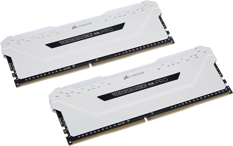 CORSAIR 32GB Kit (2x16GB) VENGEANCE RGB PRO White 白色 CMW32GX4M2E3200C16W DDR4 3200MHz Memory