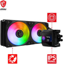 MSI MPG CORELIQUID D240 240mm ARGB LCD Liquid CPU Cooler (TH-MPCLD24)