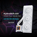 LIAN LI HydroShift LCD 360S White 白色 360mm Liquid CPU Cooler (HSLCD36SW)
