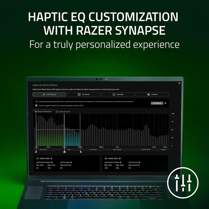 Razer Freyja HD Haptic Gaming Cushion RC81-04340101-R3M1
