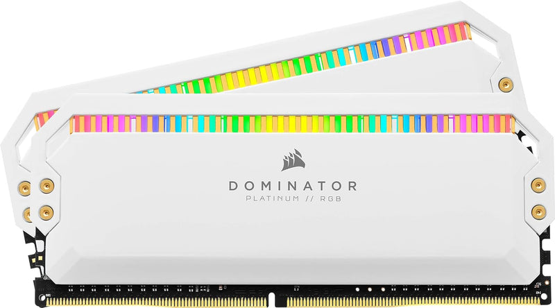 CORSAIR 32GB Kit (2x16GB) DOMINATOR PLATINUM RGB White 白色 CMT32GX4M2E3200C16W DDR4 3200MHz Memory