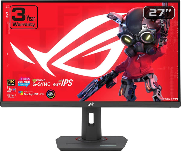 [Latest Product] ASUS 27" ROG Strix XG27UCG 320Hz FHD / 160Hz 4K UHD Fast IPS (16:9) Gaming Monitor (HDMI2.1) 