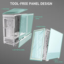 ANTEC FLUX PRO White 白色 Tempered Glass Full Tower E-ATX Case FLUX-PRO-WHITE_EUV