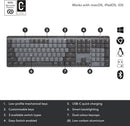 Logitech MX MECHANICAL 高階無線機械鍵盤 (紅軸) (English Version) 920-010761 原裝行貨