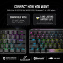 Corsair K70 PRO MINI WIRELESS 60% Mechanical CHERRY MX Speed Switch Keyboard with RGB Backlighting - Black CH-9189014-NA