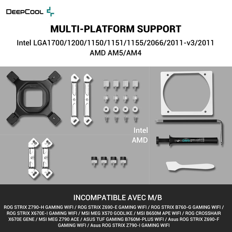 DeepCool ASSASSIN IV PREMIUM CPU AIR COOLER 白色