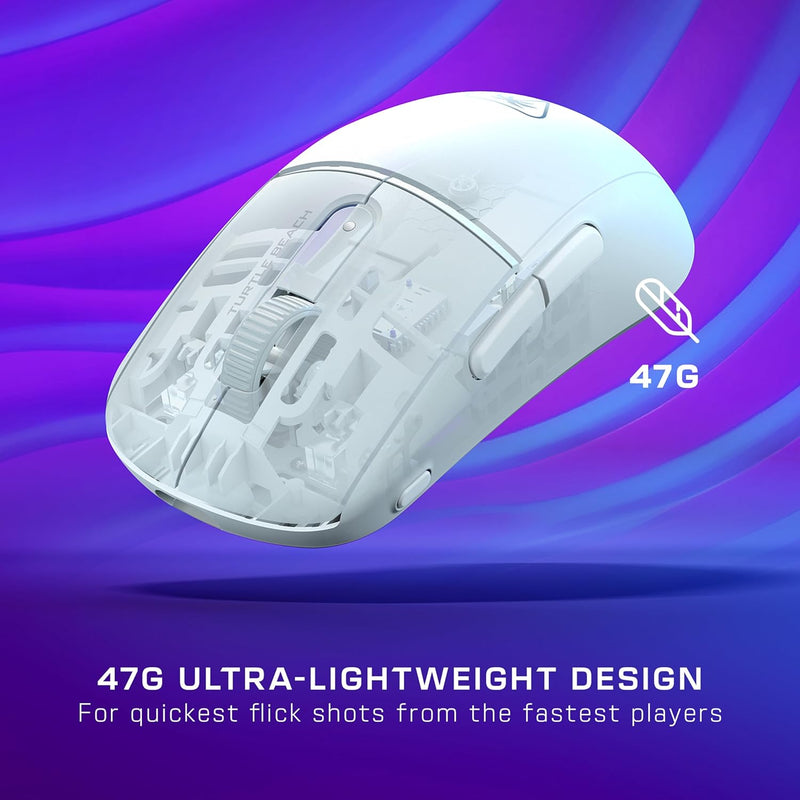 Turtle Beach Burst II Air 對稱式無線光學電競滑鼠 - White 白色 (ME-RB2AWH)