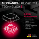 CHERRY MX-LP 2.1 65% RGB LOW PROFILE 紅軸 (白色)小巧無線遊戲械式鍵盤 G80-3860LVAEU-0