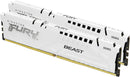 Kingston 32GB Kit (2x16GB) KF560C30BWEK2-32 CL30 FURY Beast White 白色 DDR5 6000MHz Memory (AMD EXPO & Intel XMP 3.0)