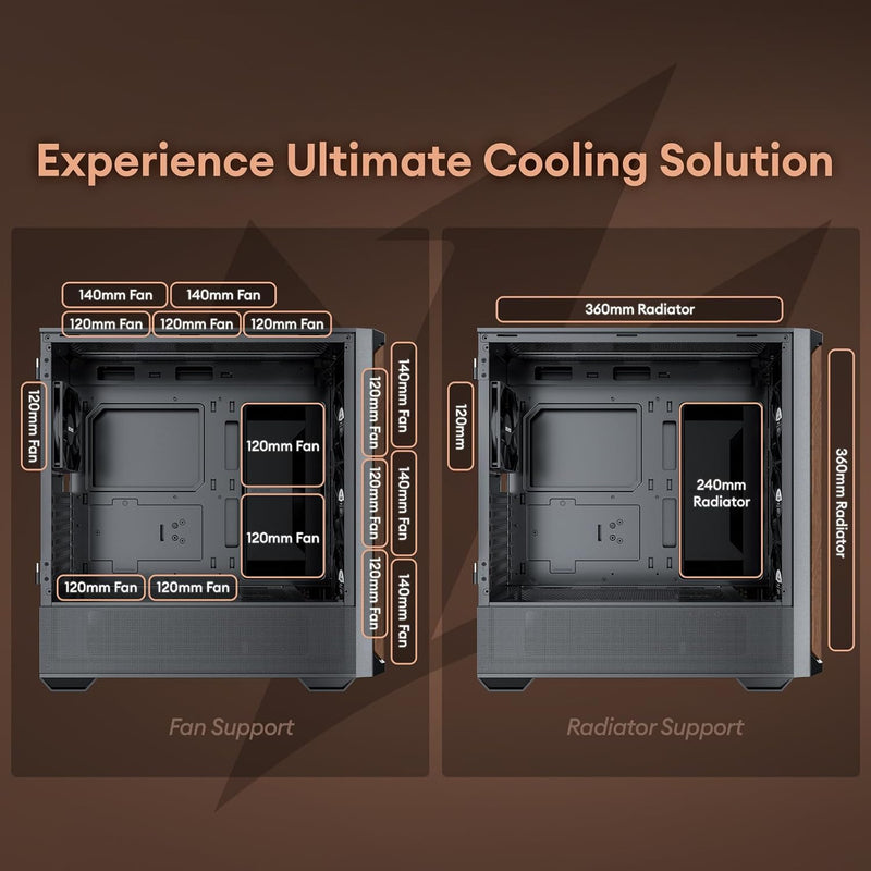 Okinos Cypress 7 (Wood) ATX Case