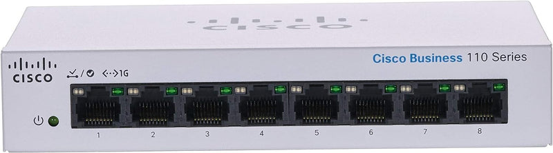 Cisco Business CBS110 8-Port Gigabit Switch (CBS110-8T-D-UK / NE-1108TD)