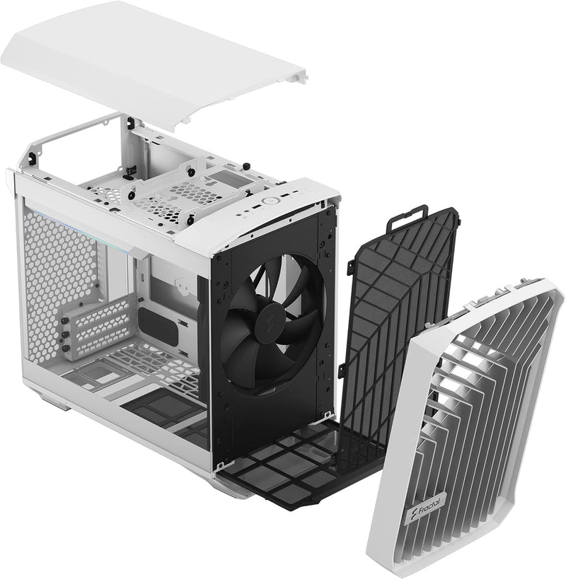 Fractal Design Torrent Nano White TG Clear Tint Mini-ITX Case FD-C-TOR1N-03 