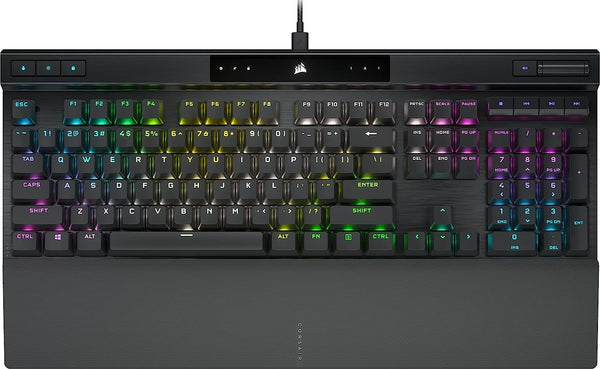 Corsair K70 RGB PRO Optical-Mechanical Gaming Keyboard with PBT DOUBLE SHOT PRO Keycaps CH-910941A-NA 